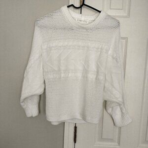 Planet Gold, Sweater, S, White